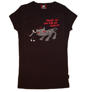 Emily Strange My Cat Your Cat Tee