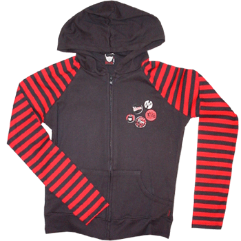 Emily Strange Rock Button Hoody