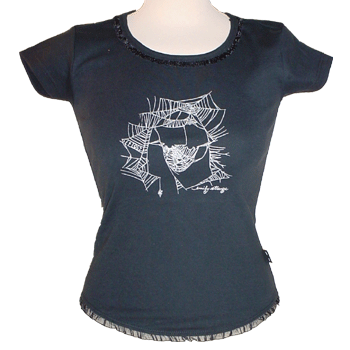 Emily Strange Spiders Web Tee