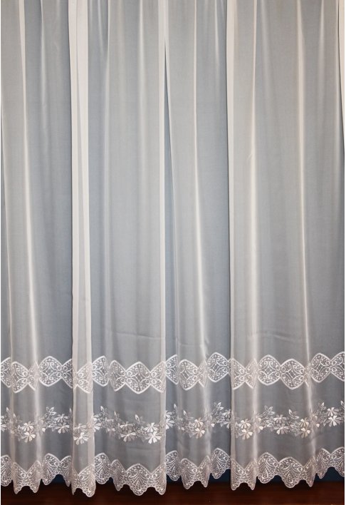 White Voile Curtains