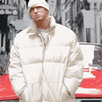 Eminem In front of Car Button Badges