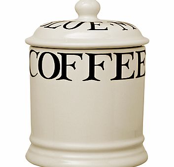 Black Toast Coffee Storage Jar