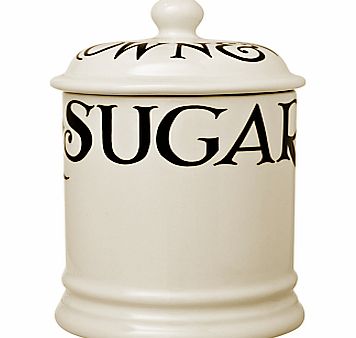 Black Toast Sugar Storage Jar