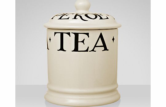 Black Toast Tea Storage Jar