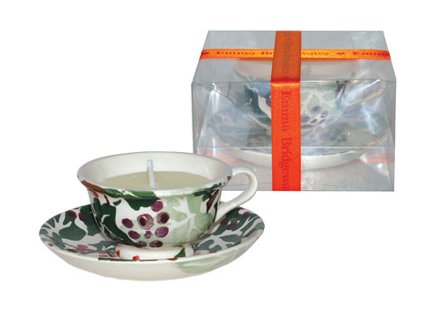 Emma Bridgewater Holly and Ivy Tiny Tea Cup Candle