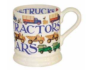 EMMA BRIDGEWATER Men At Work Half Pint Mug