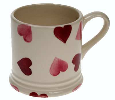 EMMA BRIDGEWATER Pink Hearts Mini Mug