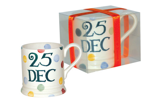 Emma Bridgewater Polka Dot Boxed 25th Dec Half