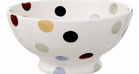 Polka Dot French Bowl, Multi,