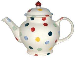 EMMA BRIDGEWATER Polka Dot Two Cup Teapot