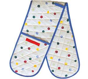 EMMA BRIDGEWATER Polka Dots Double Oven Glove