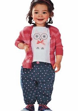 Emma Bunton Girls Owl 2 Piece Trouser Set -
