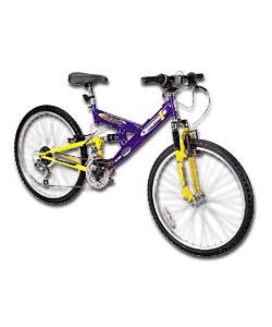 Intense 18 Speed Dual Suspension Boys Cycle