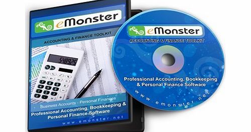 eMonster Ltd Accounting, Bookkeeping and Personal Finance Software Toolkit for Business or Home