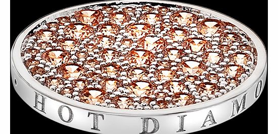 Emozioni 25mm Silver Plated Champaign Coin EC170