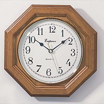 EMPEROR quartz octaganol wall clock