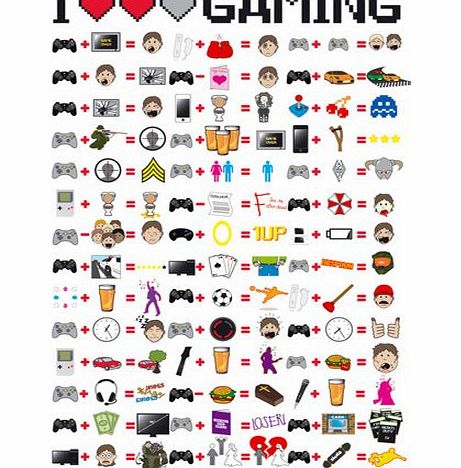 Empire Poster Gaming Love Your Life with Accessories