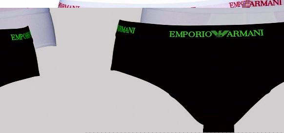 Emporio Armani assorted two pack briefs White M