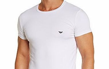 Emporio Armani Basic Stretch Cotton V-Neck T-Shirt White X-Large