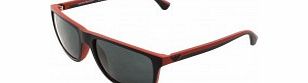 Emporio Armani EA4033 56 Modern Black Red Rubber