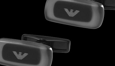 Emporio Armani Gents Steel Cufflinks EGS2014001