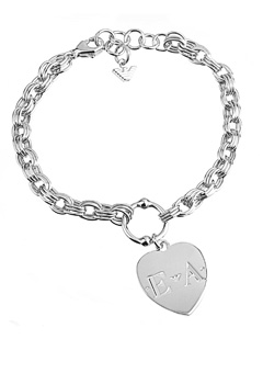 Emporio Armani Jewellery Emporio Armani Steel Heart Bracelet EG2546040