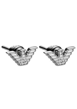 Emporio Armani Ladies Silver Eagle Logo Earrings