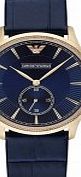 Emporio Armani Mens Alpha Blue Watch