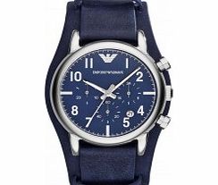 Emporio Armani Mens Luigi Blue Cuff Watch