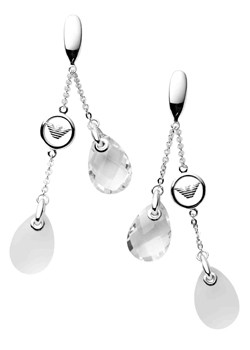 Emporio Armani Silver Drop Earrings EG2871040