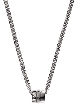 Emporio Armani Silver Striped Necklace EG2736