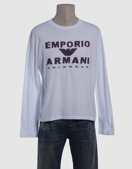 EMPORIO ARMANI SWIMWEAR TOP WEAR Long sleeve t-shirts MEN on YOOX.COM