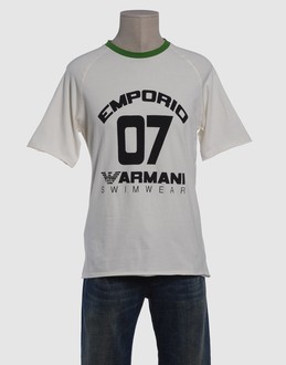 EMPORIO ARMANI SWIMWEAR TOP WEAR Short sleeve t-shirts MEN on YOOX.COM