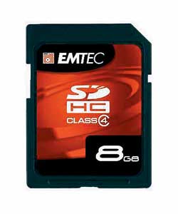 emtec 8Gb SDHC Card
