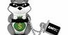 Emtec Forest USB 2.0 8GB Flash Drive Raccoon