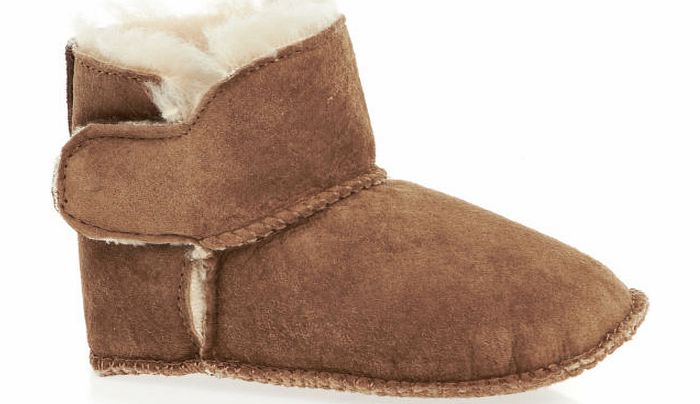 Emu Baby Bootie Sheepskin Boots - Chestnut