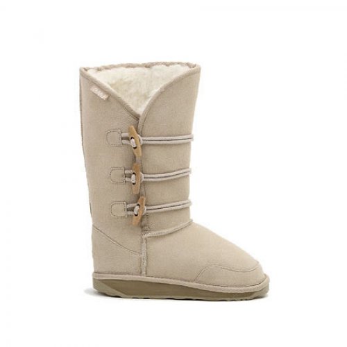 Emu Ladies Emu Hip Button Merino Wool Boot Sand