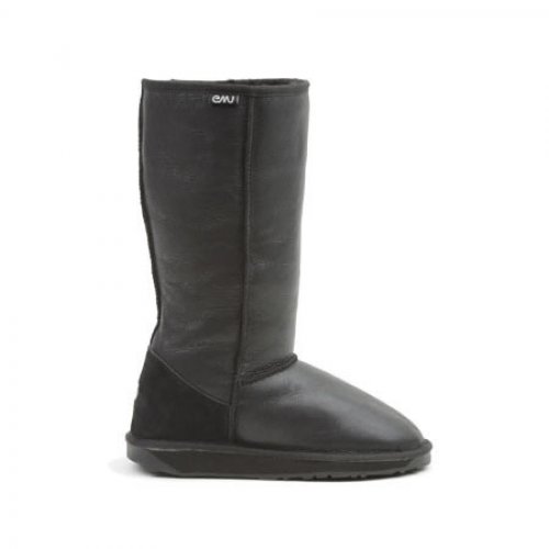 Ladies Emu Stinger Hi Deluxe Leather Boot Black