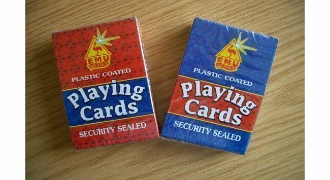 Emu Plastic Coated Playing Cards Security Sealed