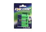 Encore AA 2500mAh Rechargeable Battery - FOUR PACK