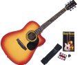 ENCORE cutaway electro-acoustic guitar outfit