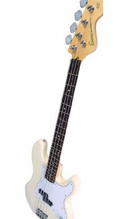 E4 Bass Guitar Outfit Vintage White