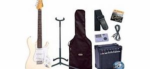 E6 Electric Guitar Outfit Vintage White