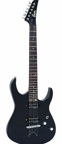 E89 Rock Series Electric Guitar Outfit - Gloss Black