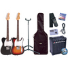 Electric Guitar Outfit Tele-Style (Gloss Black)