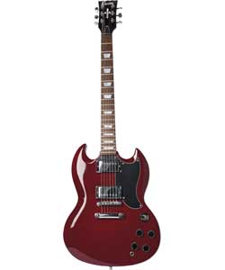 Encore Full Size Double Cutaway Electric Guitar