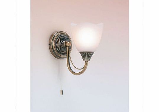 Endon Wall Light - Antique Brass Plate