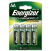 Energizer AA 2450 mAh Rechargeable Batteries - 4 Pack