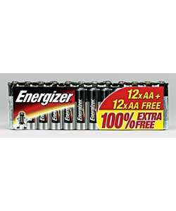 Energizer AA Batteries - 12 Pack   12 Free