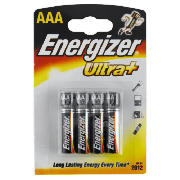 Energizer AAA 4 Pack Batteries